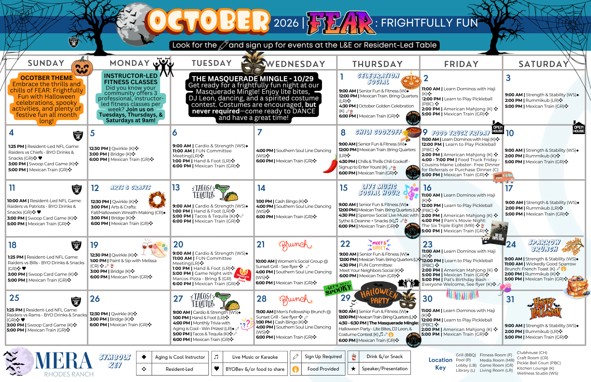 October Event Calendar October Event Calendar