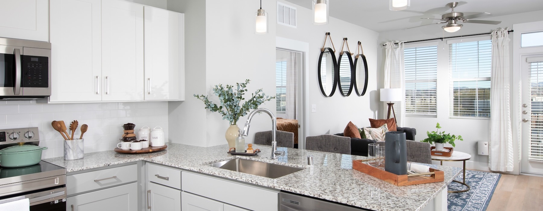 Beautiful kitchens with designer finishes a kitchen with white cabinets